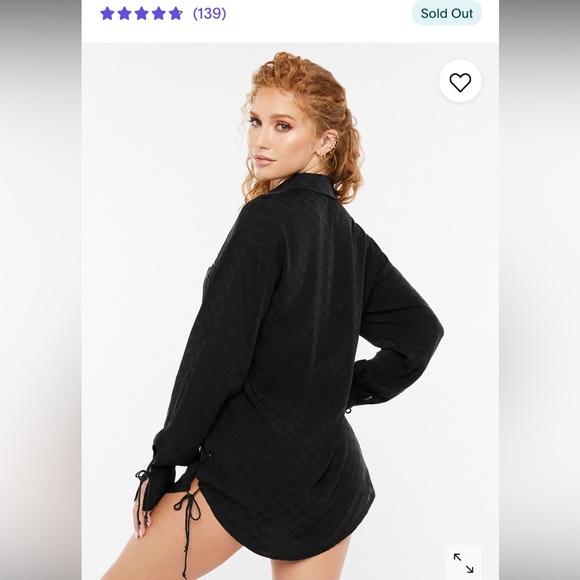 Fenty Savage X Long-Sleeve Sleep Shirt - Picture 5 of 7